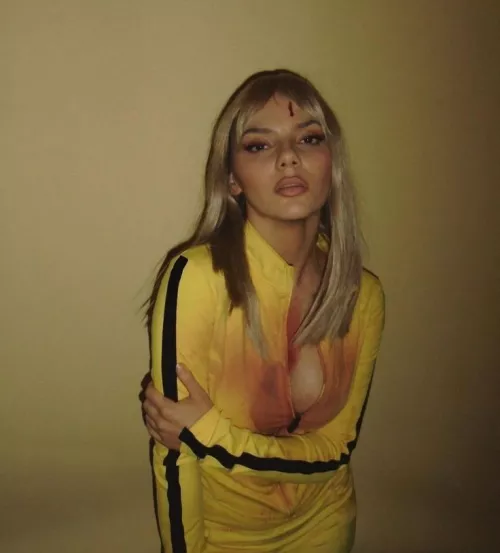 Dafne Keen Kill Bill cleavage by ActualMountain5612