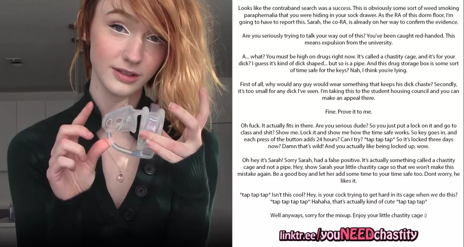 Dorm Inspection [Chastity] by chastity_throwaway1