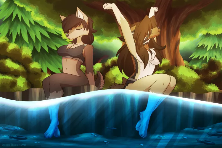 Down By The River (ART BY Ladysaltybeard on deviantart by Pikachuckxd