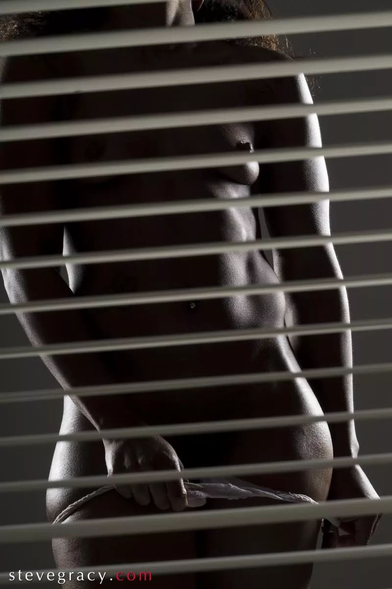 Ebony in blinds posted by SteveGracyPhoto