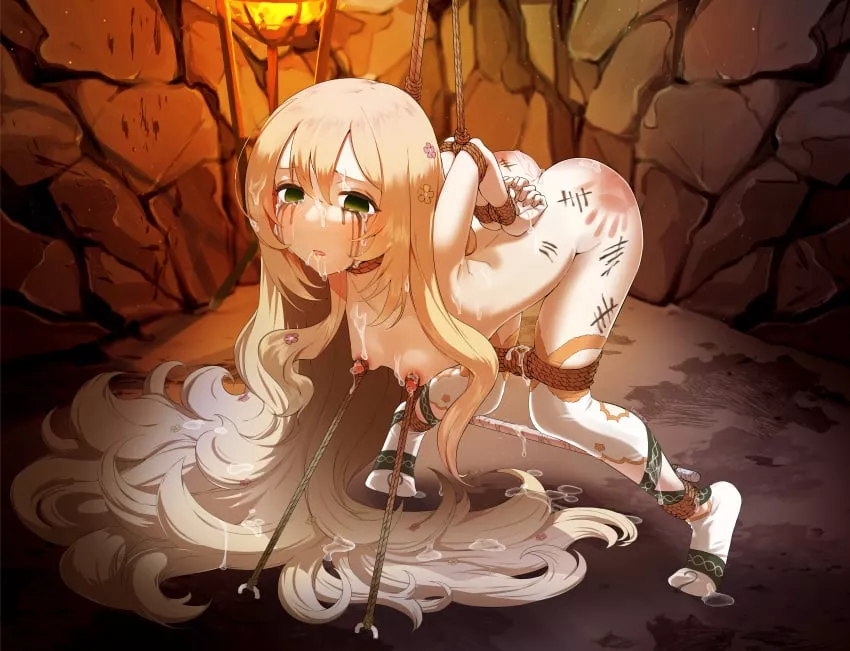 (fire emblem) The princess was captured after a revolution. When they found the innocent princess, everyone wanted a taste until she was mindbroken and begging for more... [eudetenis] posted by Gdoorcabentintgehood