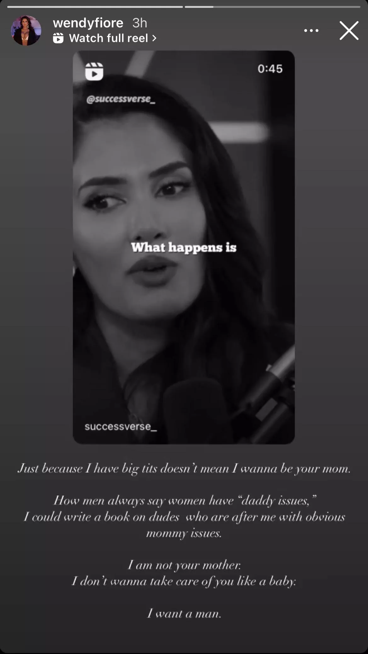 From Wendy’s ig stories. What do you all think? posted by SnooHedgehogs8893