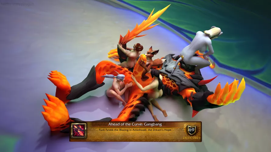 Fyrakk & Girls - BLAST ZERG GROUP 3/9 MYTH LEAD (piroguh) OC by botthol