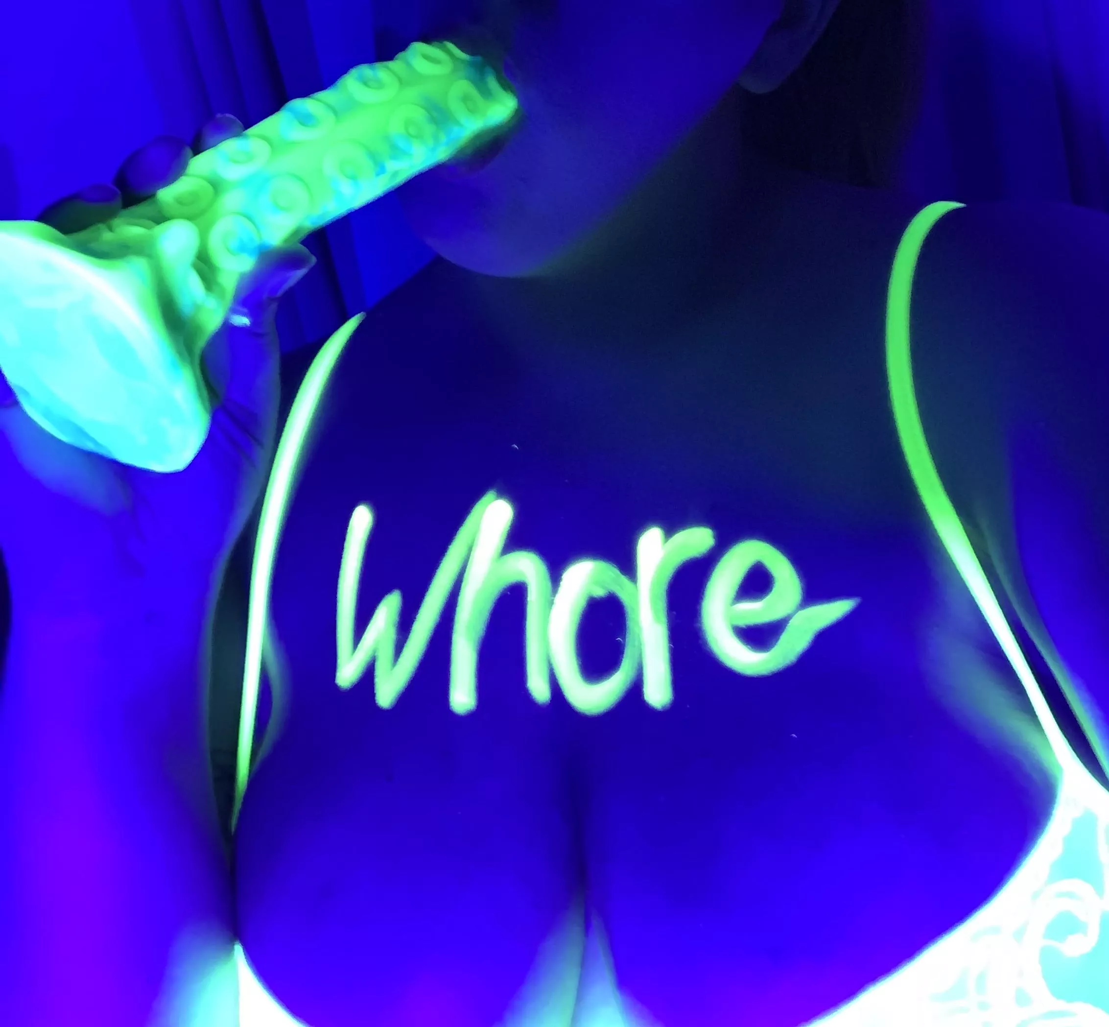 Had some fun with black lights last night! posted by CeelCee