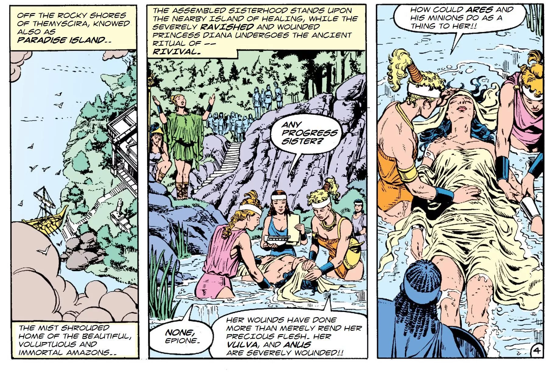 Healing wounded Wonder Woman posted by jlelmariachi