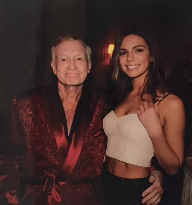 Hef has his hand really comfortably around her and she doesn’t seem to mind. Anyone else think they must’ve did something together? posted by [deleted]