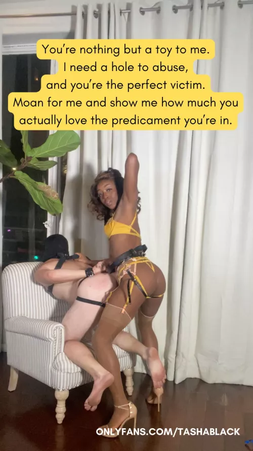 I think this isn't a punishment for you. I think you love it. Moan for me. by thetashablack