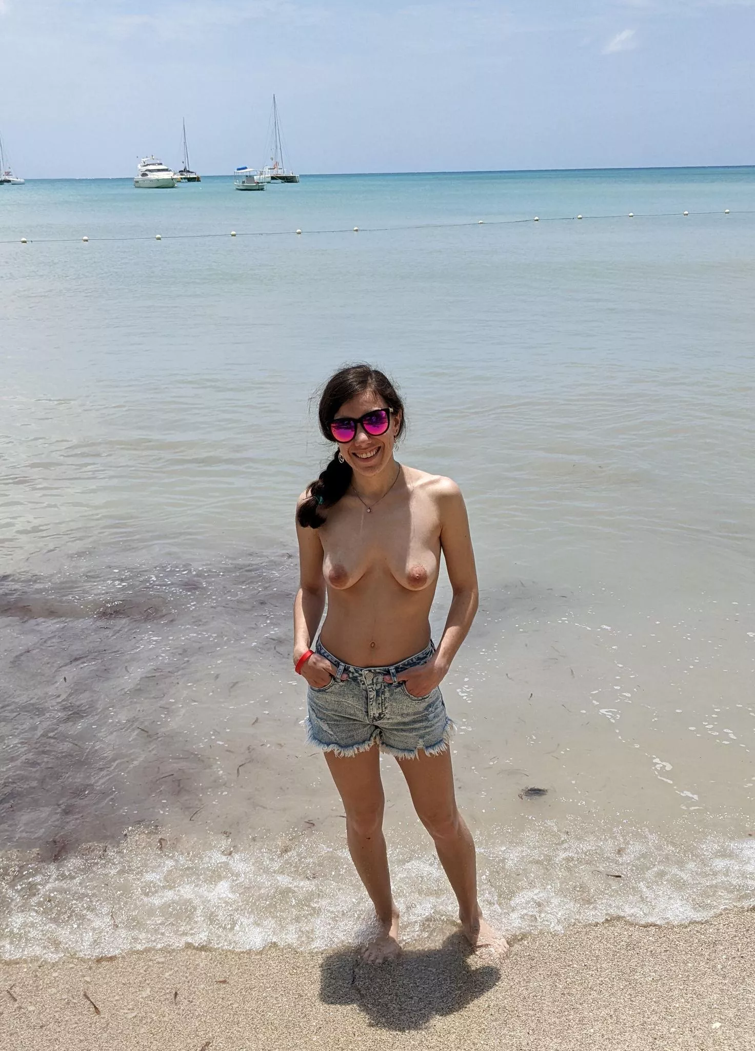 I'm just a simple girl that likes long, topless walks on the beach posted by AliceSin-Wonderland