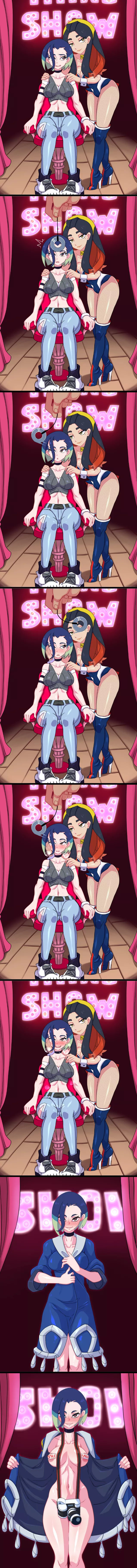 Im not sure but i dont think that hypno shows are supposed to go like this (Art by kibazoku) posted by limeflavoredapplepie