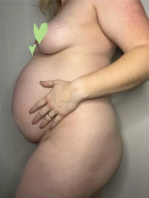 I’m ready to pop!! Who wants to help?? 😈😈 OC by Elysa_Rose7