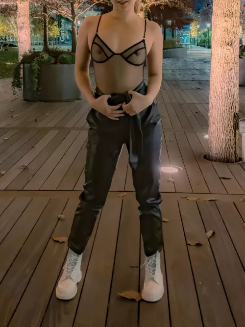 Just a bit nippy with 37F temps by AllysinWonders