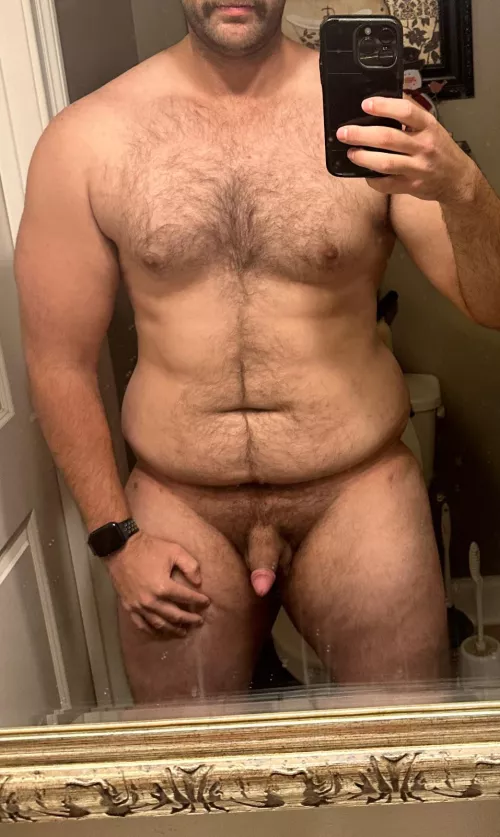 Just a recently divorced chubby dad with a average dick and insanely large load by AverageDad825