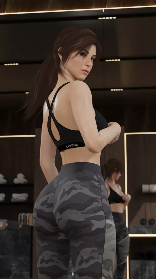 Lara after workout (OC) by Mammoth_cock