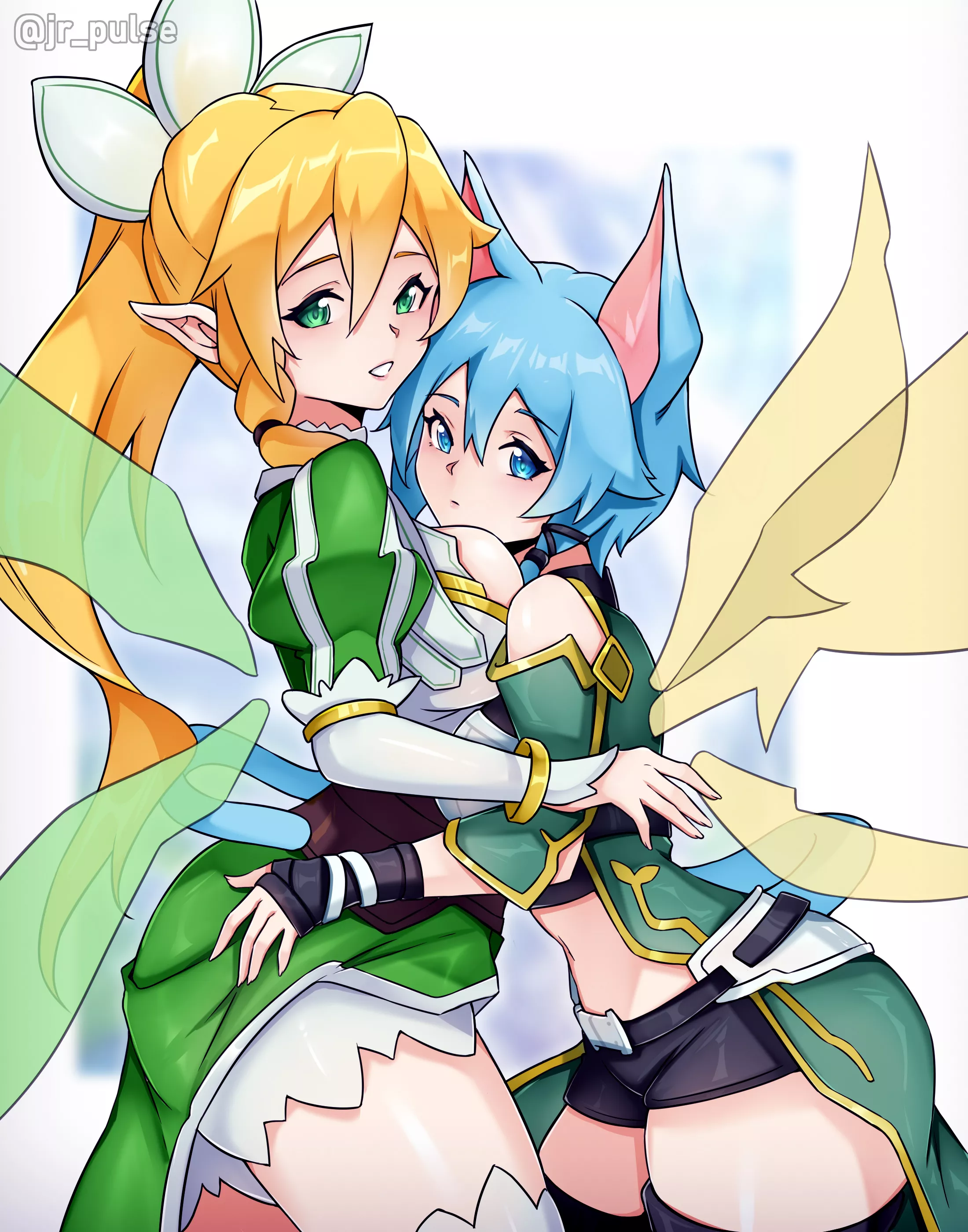 Leafa n Sinon (jr_pulse) [Sword Art Online] posted by No_Stay_7237