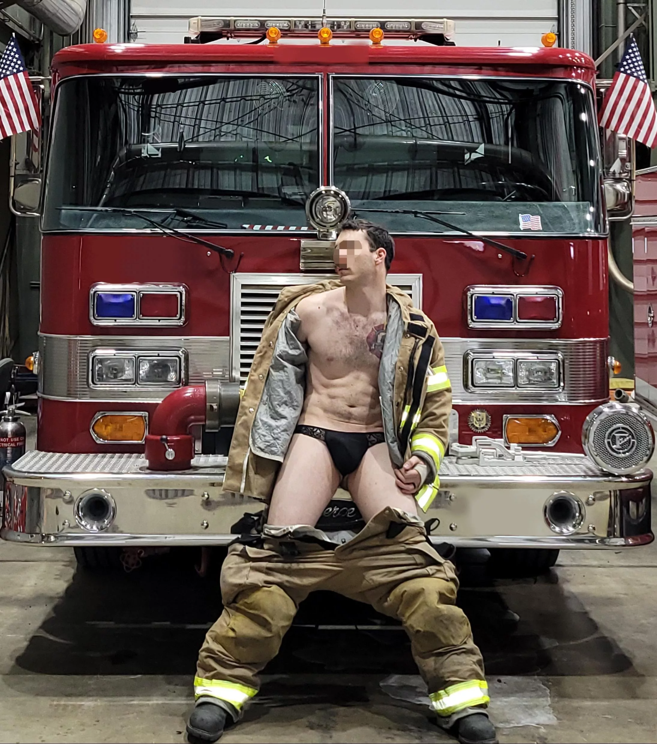 Light and breezy under this thick gear. Want to help me take it off? posted by paramagic82