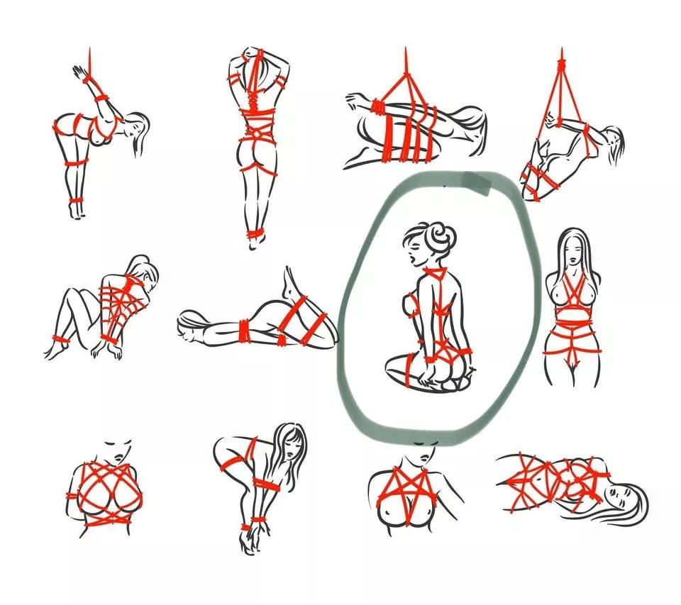 Looking for the circled pose name and how to tie it posted by hobbyist2020