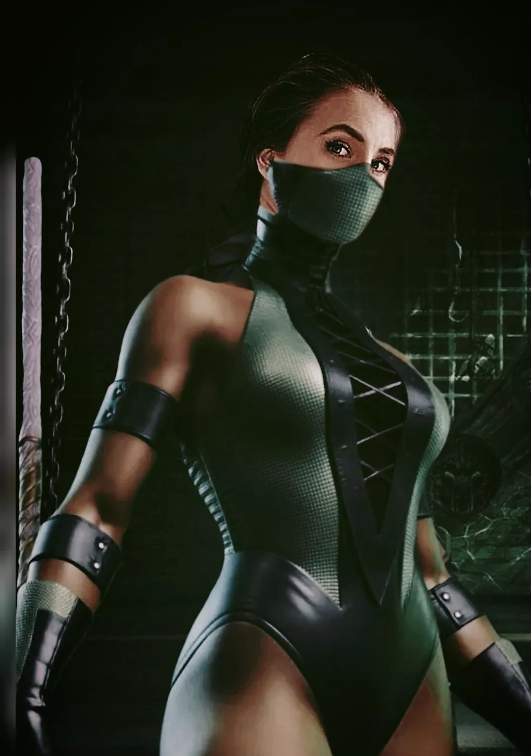 Me Cosplaying as Jade Mortal Kombat posted by Ceeceesweet