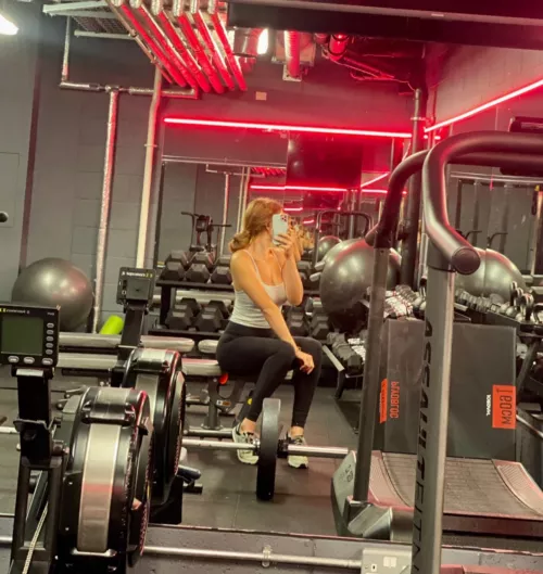 Mia | gym selfie by WrathofGod07