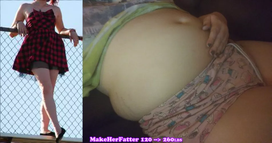 More than doubled herself 🐷 by MakeHerFatter