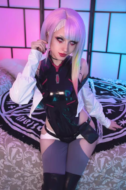 My Lucy cosplay from Cyberpunk (Shiroktsne) by Weird-Doughnut7002