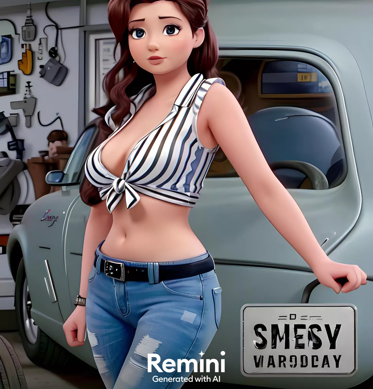 Nadine Jansen as cartoon posted by Paolo_Porco