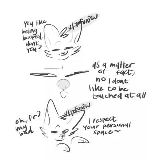 personal space ! art by me by TofuNisu