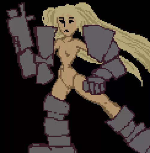 Powersuit(?) girl WIP by babbittybabbitt