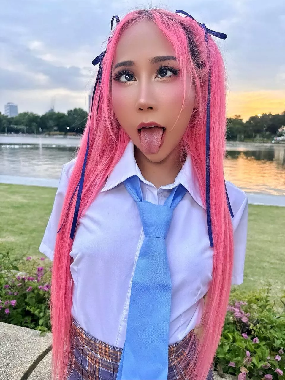 Real ahegao in the park posted by Apprehensive-Pie3818