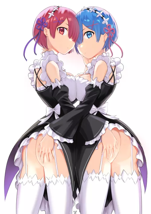 Rem and Ram (by rororo) by LankySeat