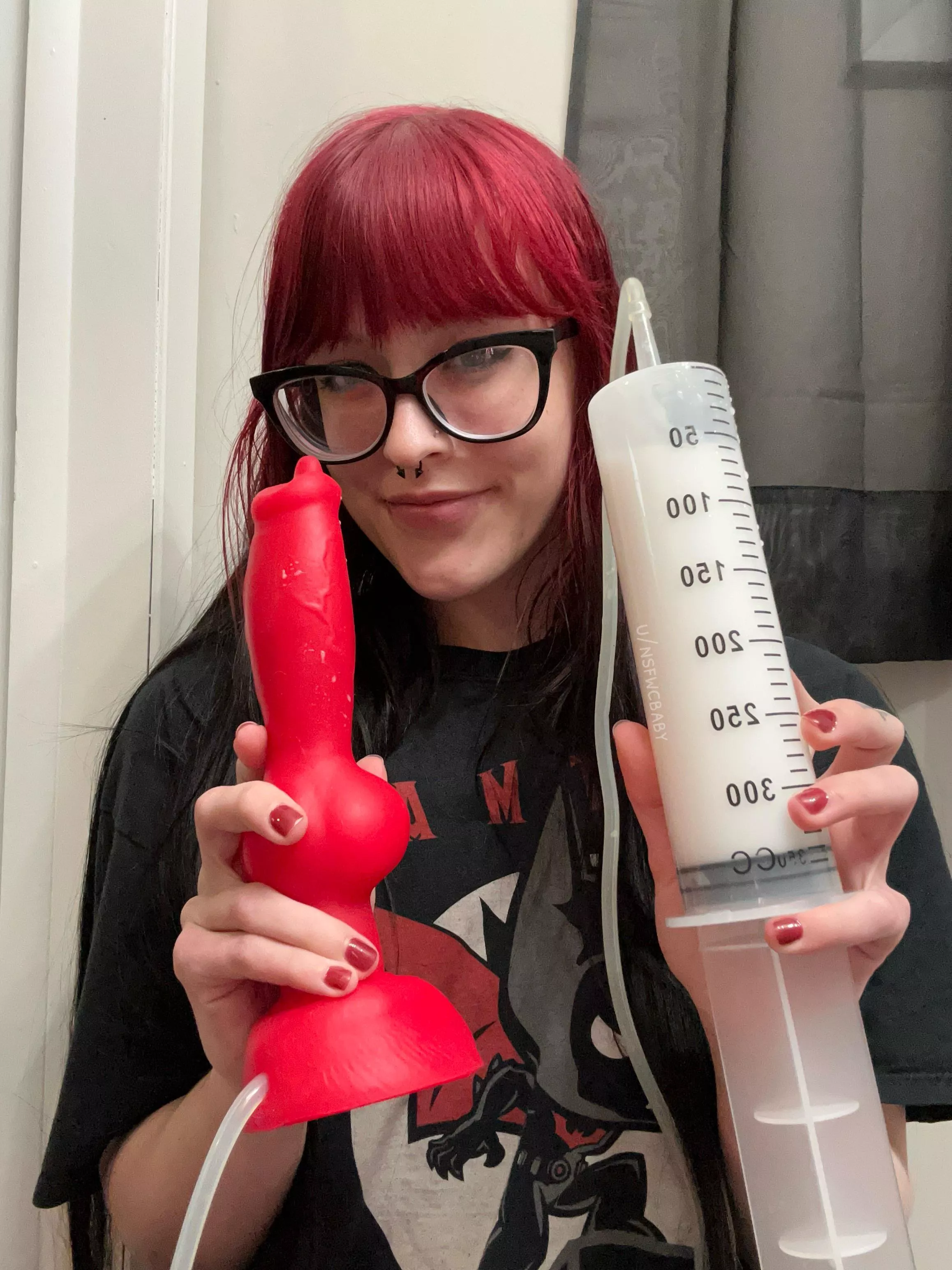 Rex’s [BD] first time giving me a 350 ml cream pie! posted by Nsfwcbaby