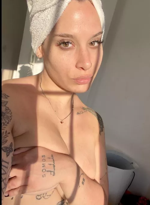 Right out of the shower feeling a little naughty… by [deleted]