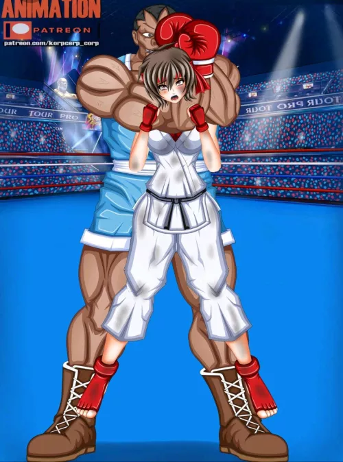 Sakura Kasugano - Chokehold by Korpcerp_Corp