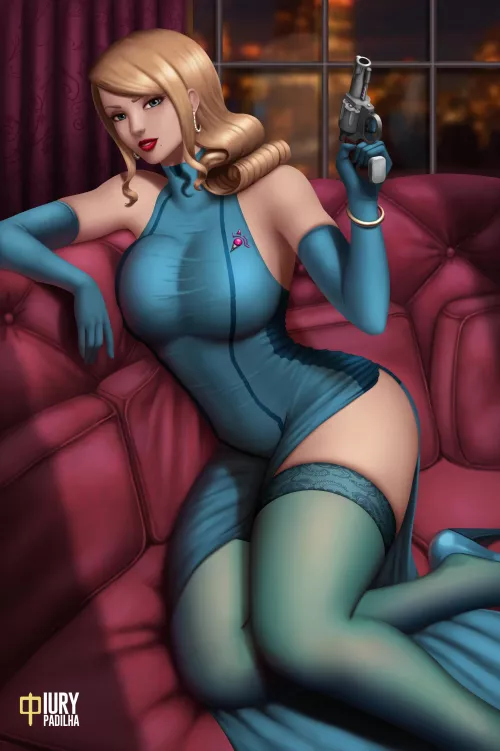 Samus noir [Iury Padilha] by daspoop4days