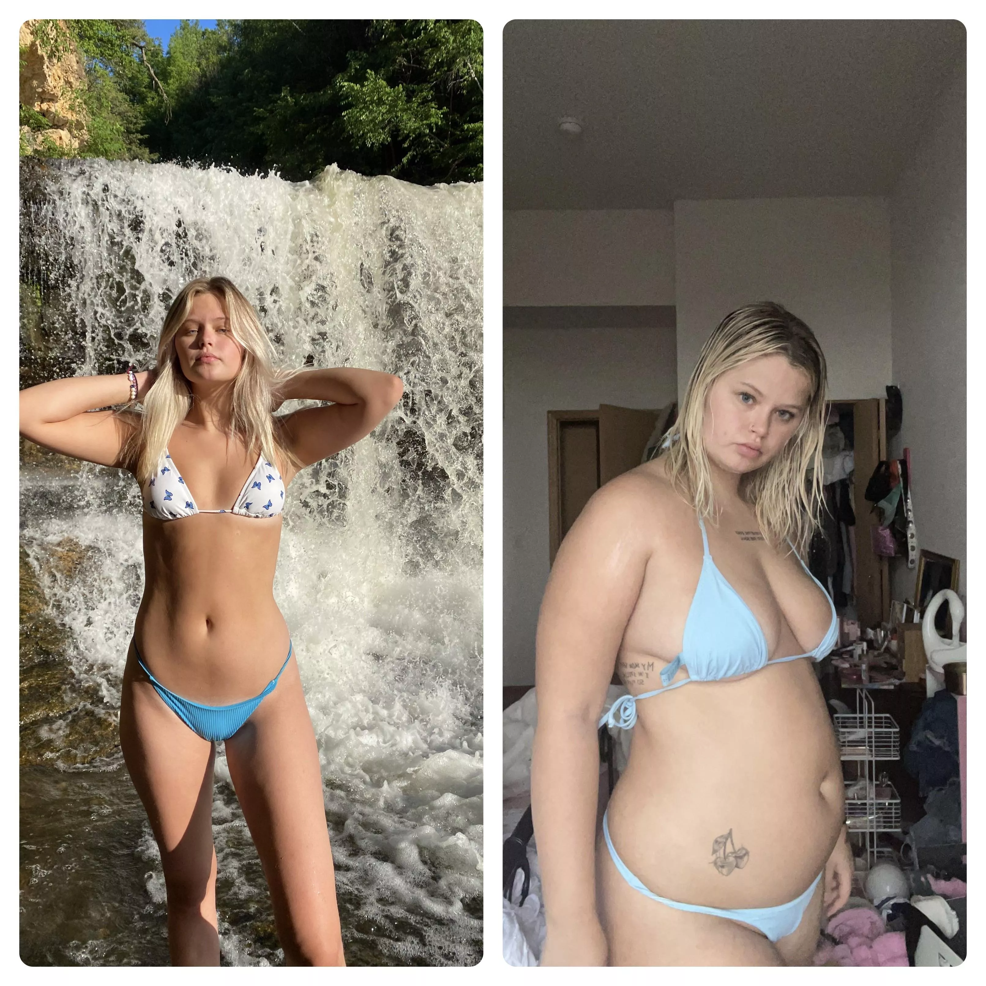 Skinny to chubby posted by wispy_girlwa