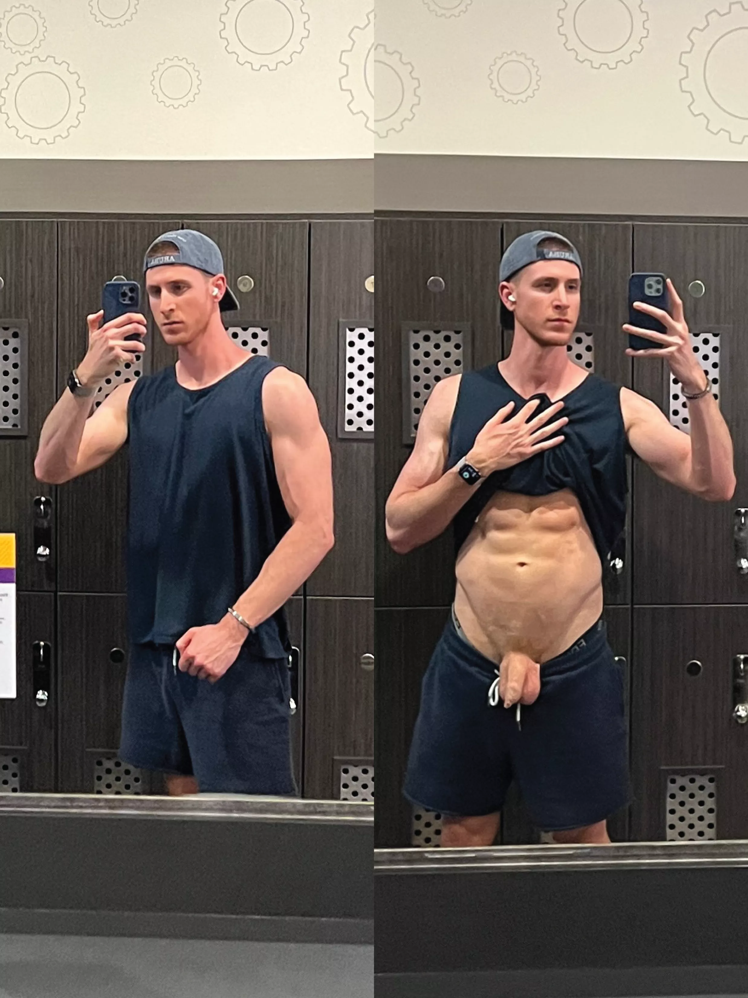 Sorry to the guys that walked in and saw me taking this posted by Fit-Butterscotch4078