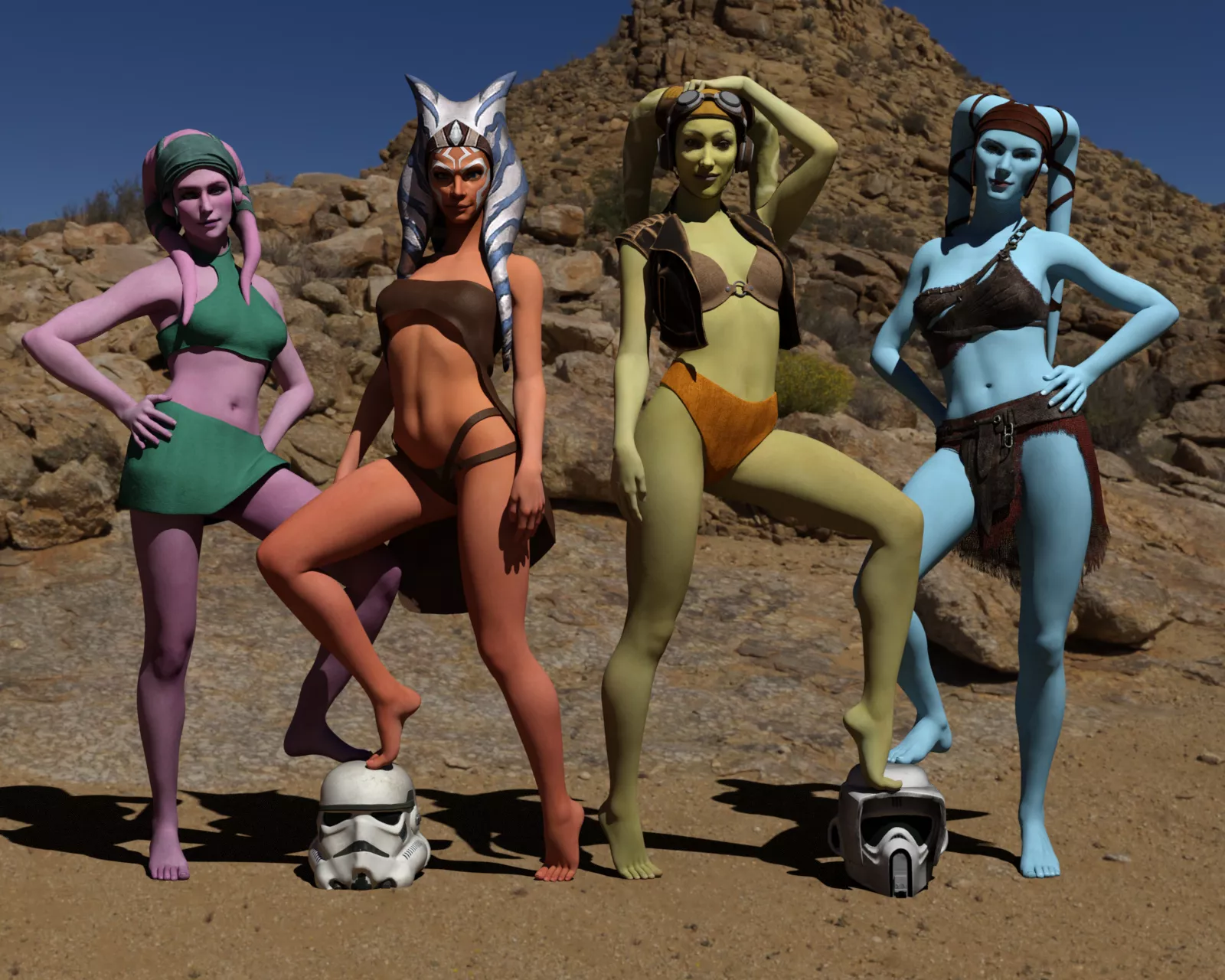 [Star Wars] Ahsoka, Hera, and their fellow rebels go undercover to infiltrate an Imperial outpost 2 (SoleMann) posted by SoleMann_
