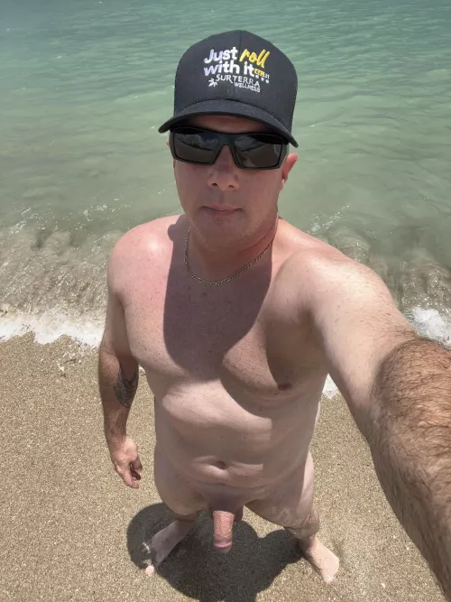 The warm water felt so good today at Playalinda by FLnudistguy