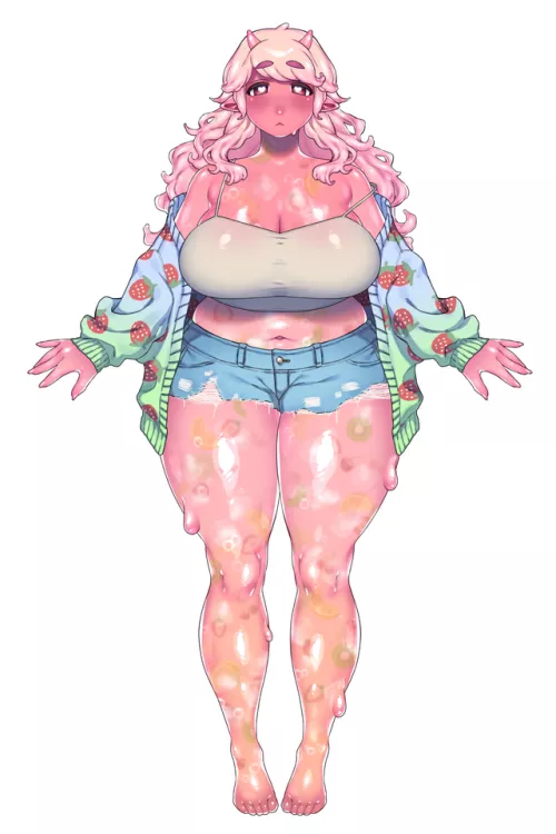 Thighs made of (strawberry) jelly (muroku/aimichiyo0526) by oscars_drysuit