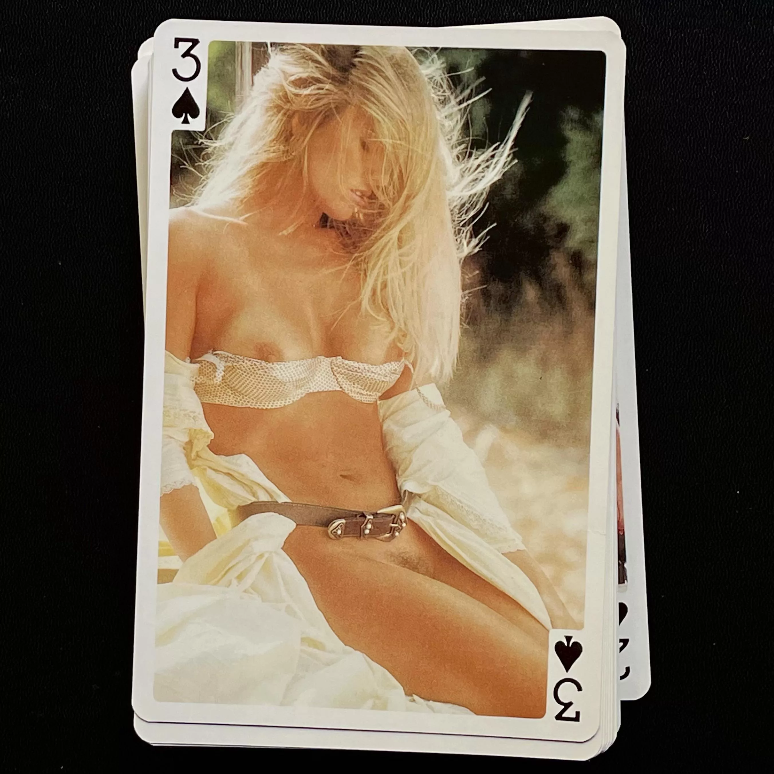 Three of Spades (Oversize Playing Cards 1980s) posted by ahilava