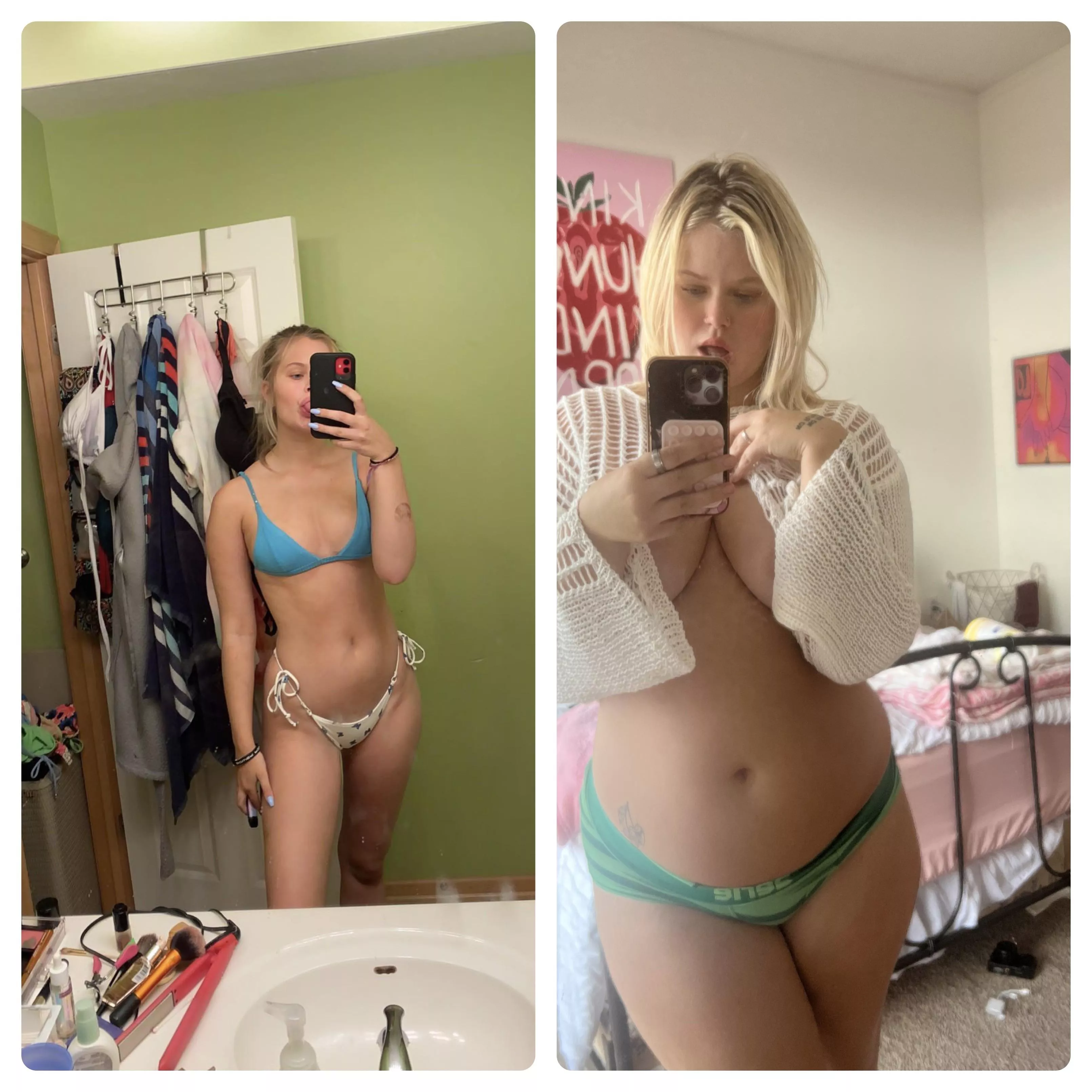 What a change posted by wispy_girlwa