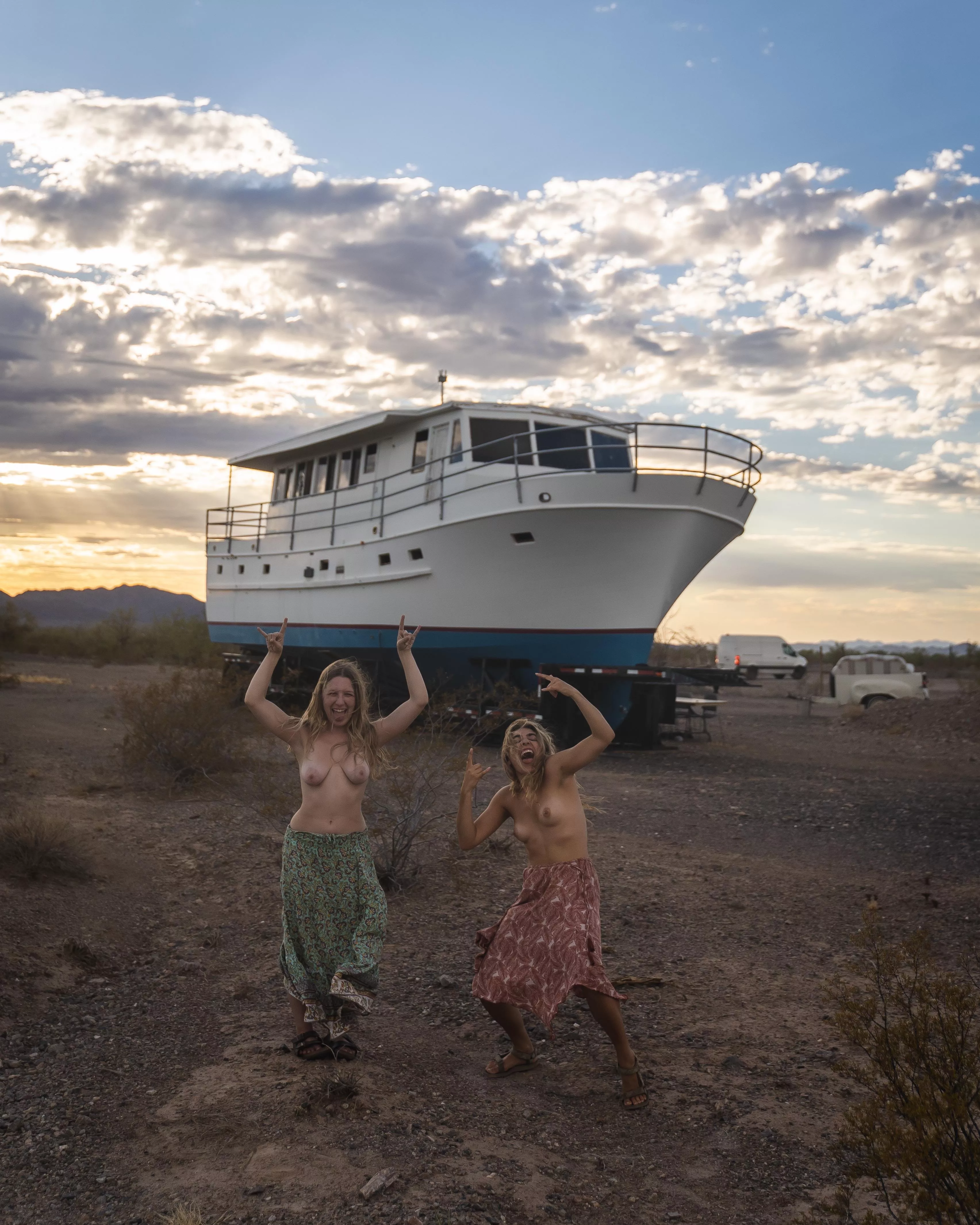 With my bestie in Arizona posted by chlobodyyy