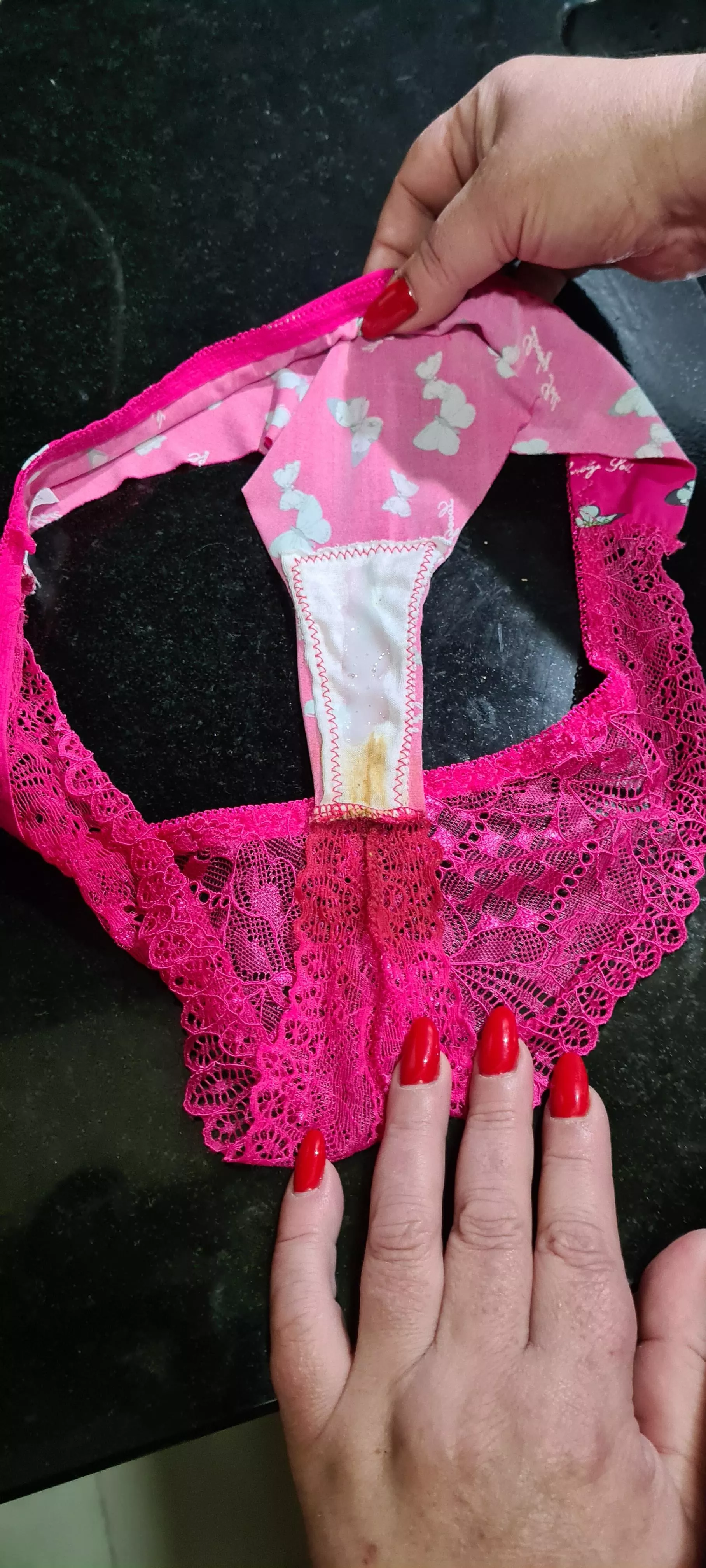 Worn for 24 h some cute skids and grool! posted by bbwnicoleann