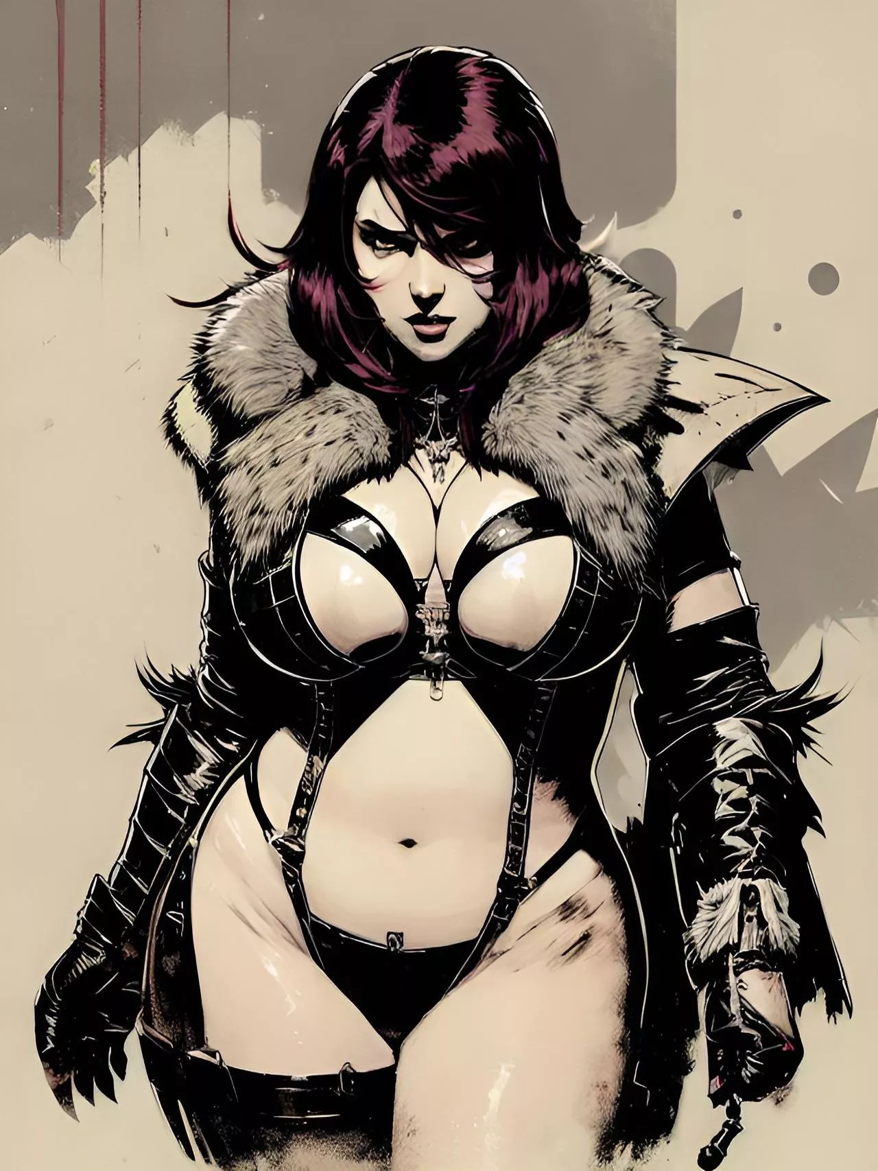 “Your party encounters a woman with Lycanthropy”, (Artist Unknown) posted by retrograze