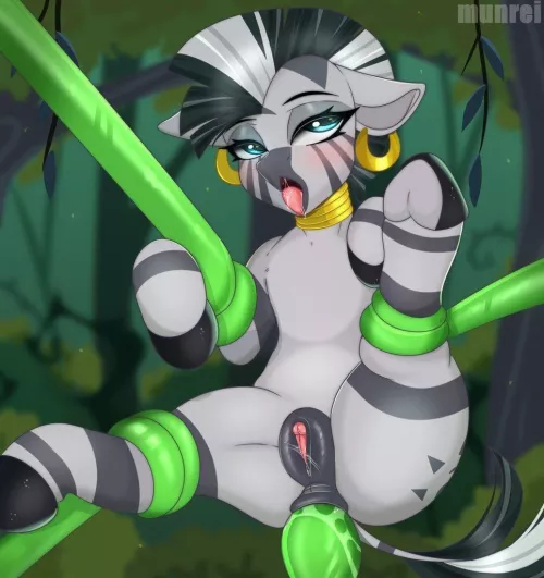 Zecora caught by plants. (Munrei) by [deleted]