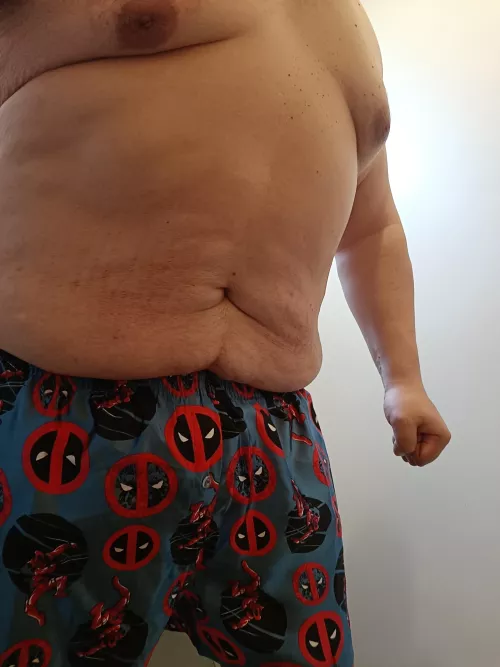 50 kgs lighter and can finally fit these Deadpool satins by Intelligent-North-53