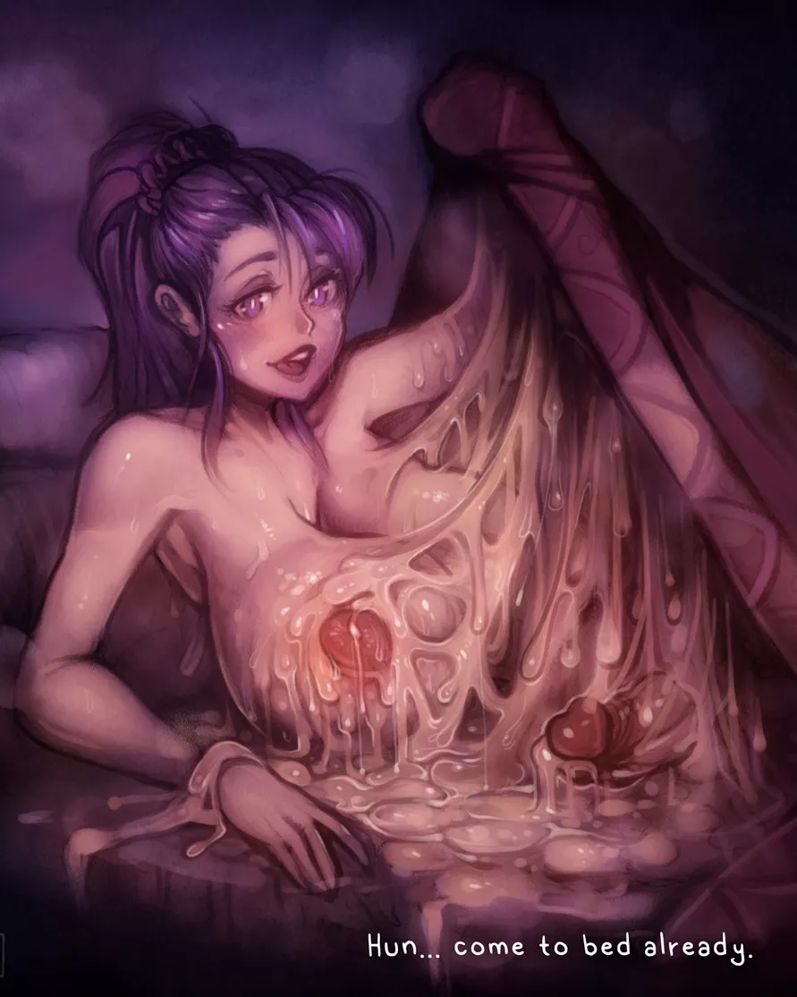 Cuddle up in bed with her gooey warm mess (pwcsponson) posted by boomchala