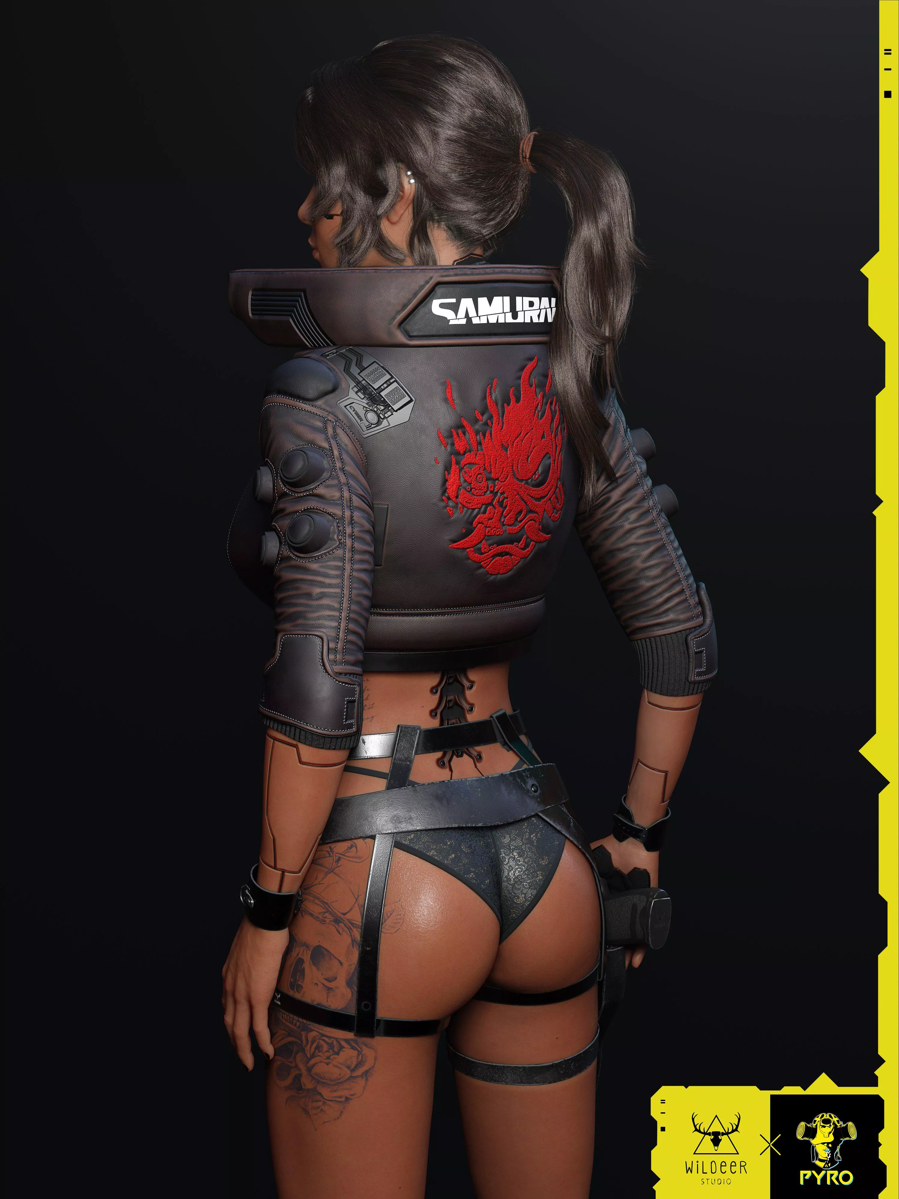 Cyberpunk Lara (PYRO) posted by Slygirl997