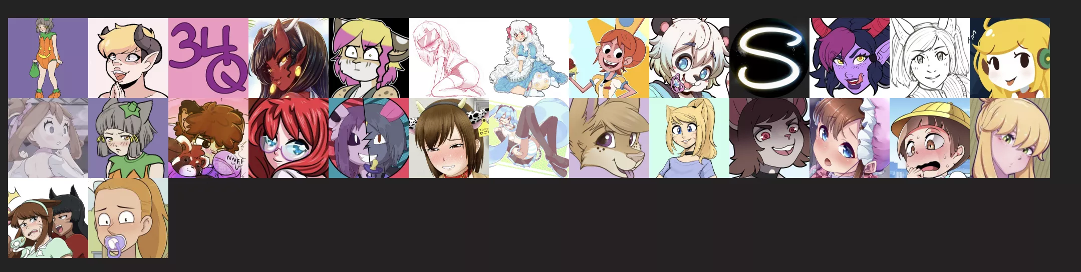 Does anyone know any of these artists? I found these on an ABDL artist teirlist. posted by Alex_The_Deer