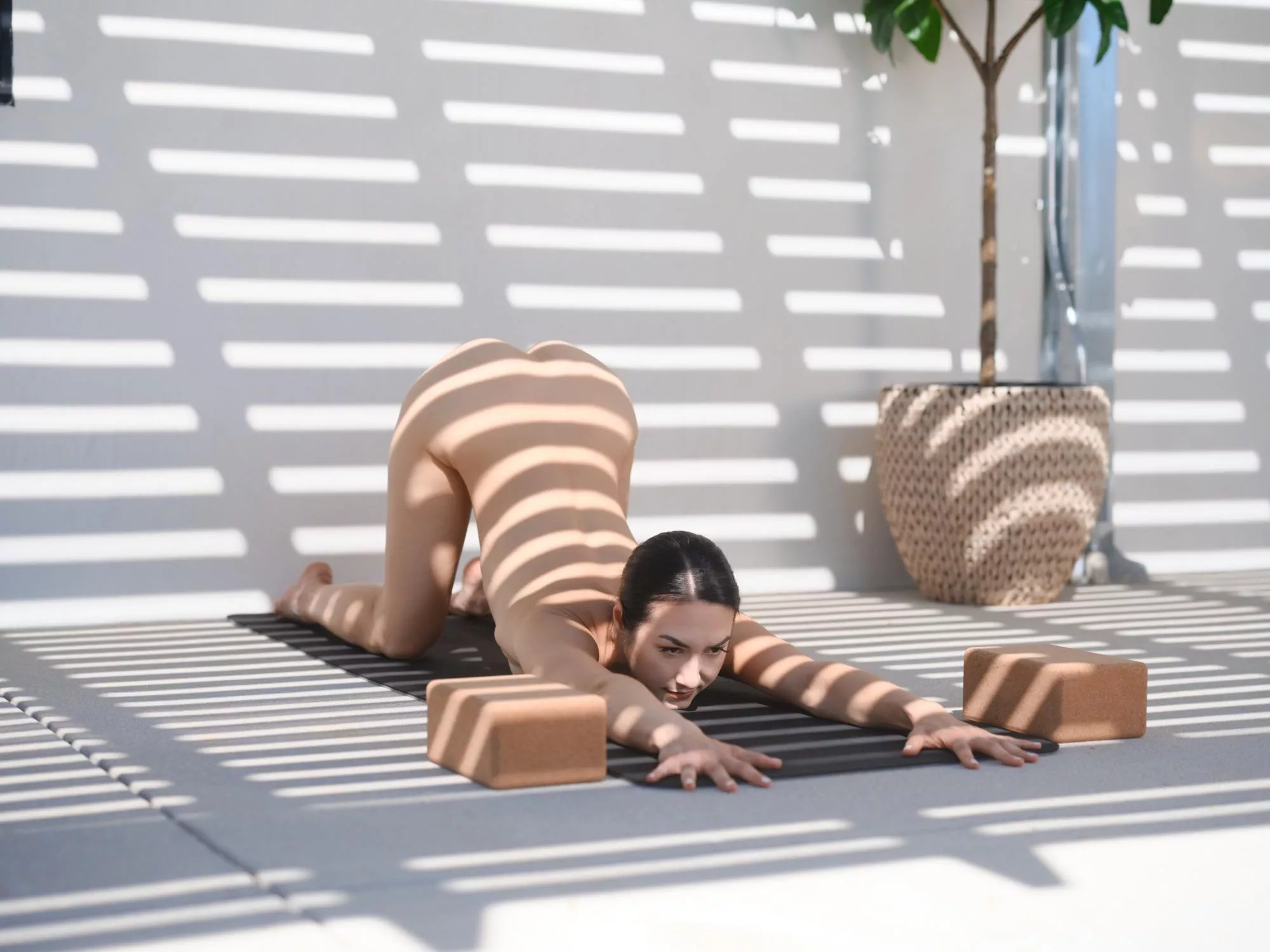 Extended puppy pose 🐶 posted by truenakedyoga