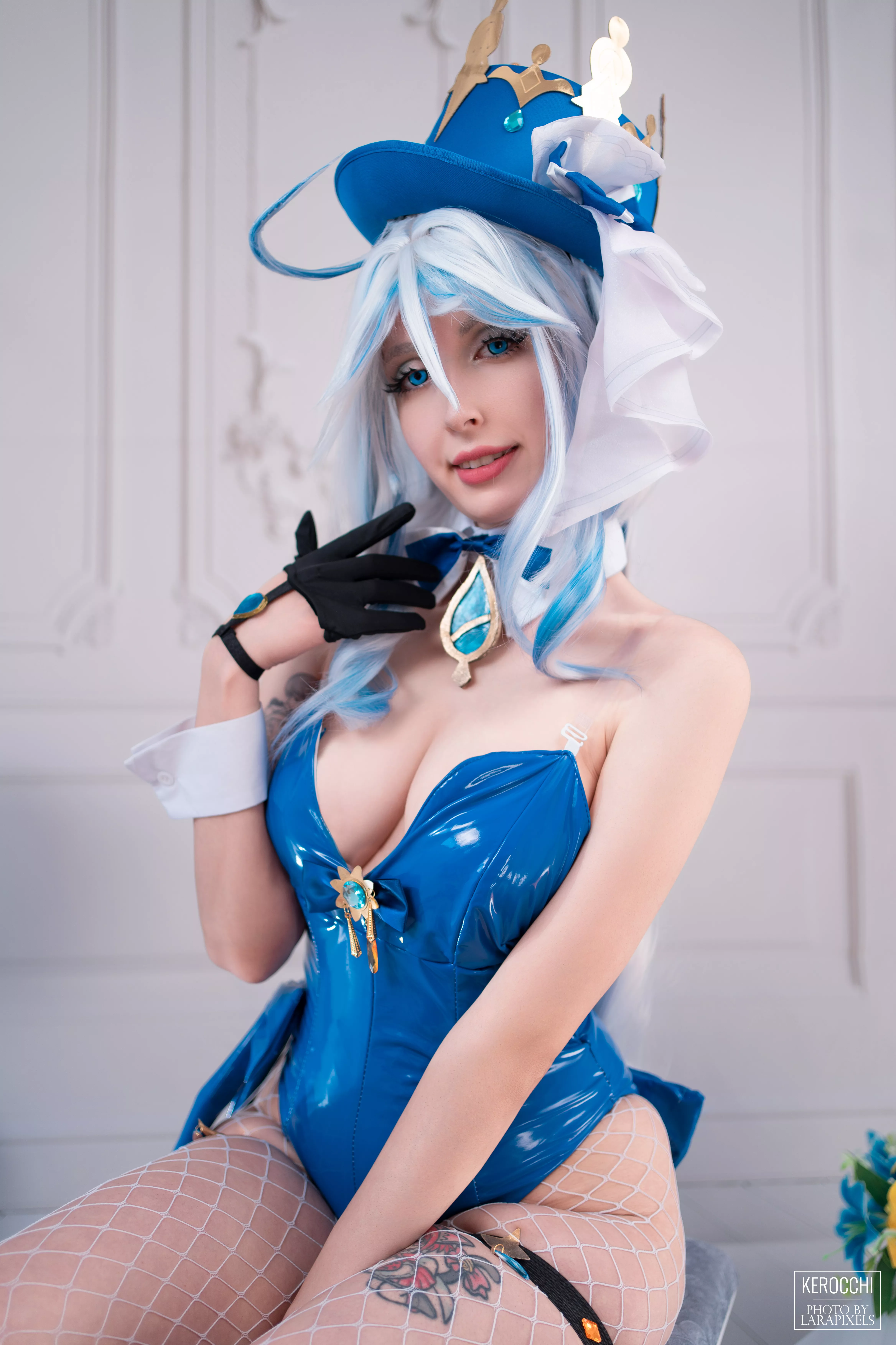 Furina in her bunnysuit for the casino! Genshin Impact cosplay by Kerocchi posted by kerocchi